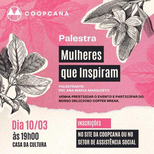 “Palestra: Mulheres que Inspiram”