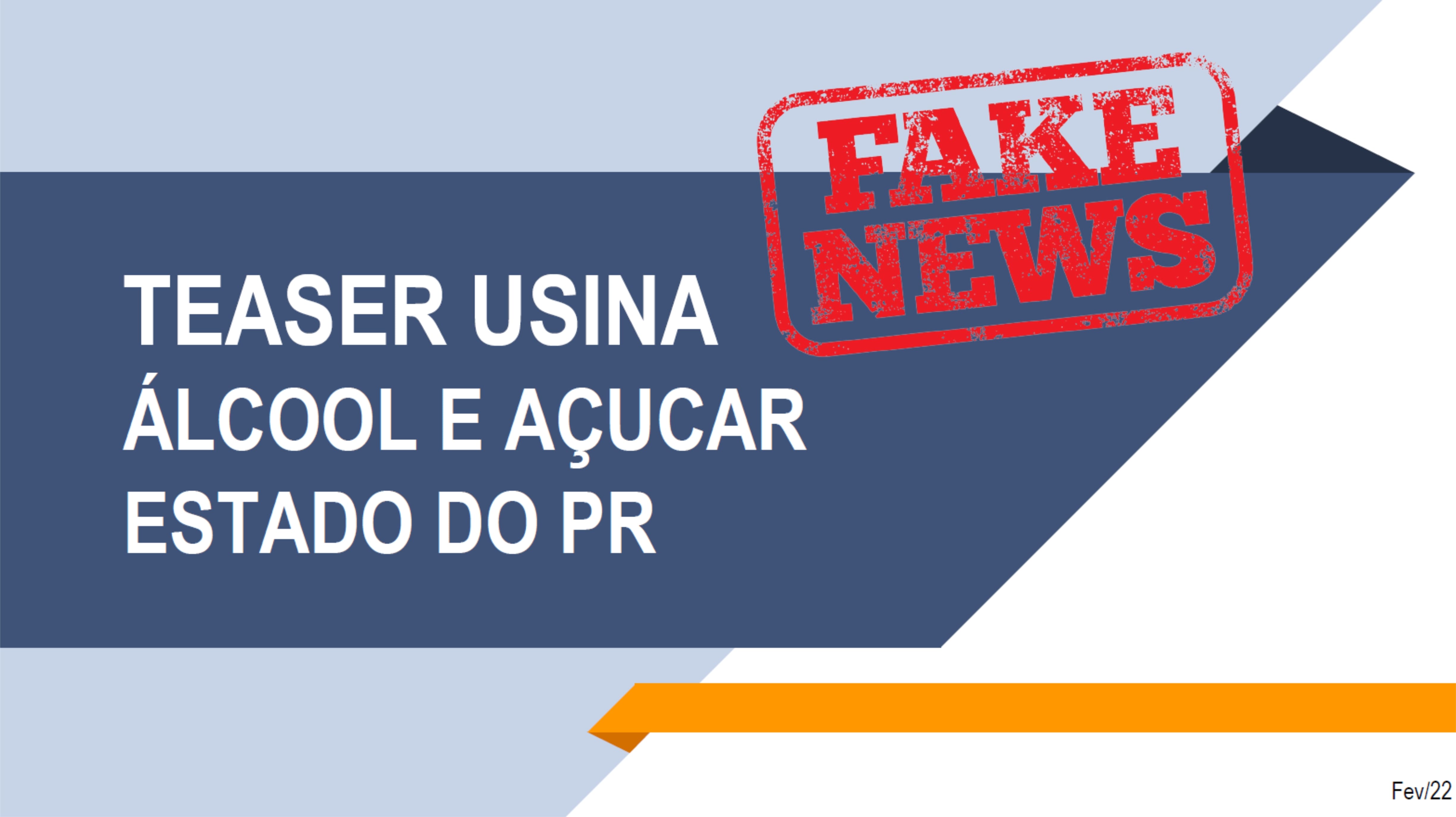 Teaser Falso: Venda Usina Álcool e Açucar Estado do PR